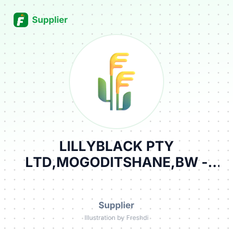 LILLYBLACK PTY LTD,MOGODITSHANE,BW – summary card, no photo uploaded yet