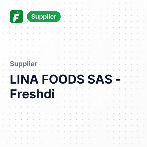 LINA FOODS SAS – summary card, no photo uploaded yet