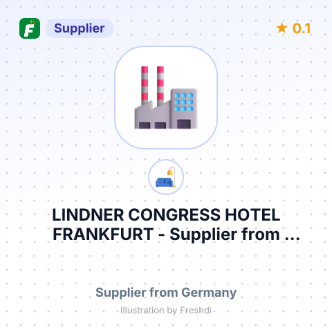 LINDNER CONGRESS HOTEL FRANKFURT – summary card, no photo uploaded yet