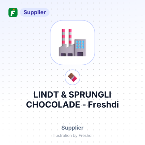 LINDT & SPRUNGLI CHOCOLADE – summary card, no photo uploaded yet