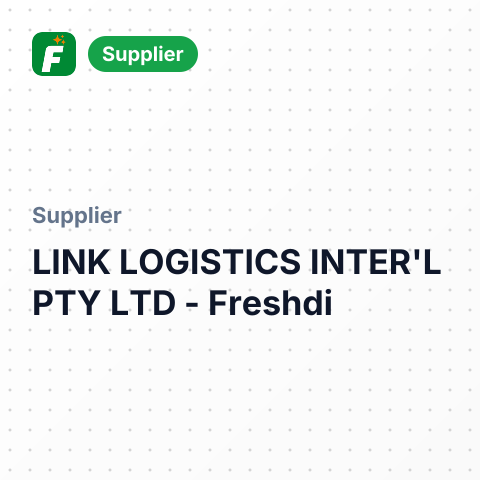 LINK LOGISTICS INTER'L PTY LTD – summary card, no photo uploaded yet