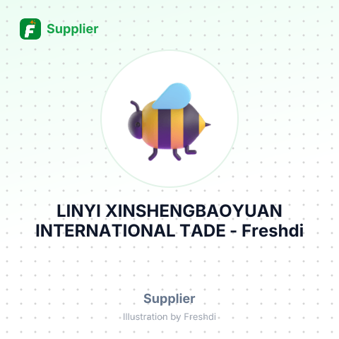 LINYI XINSHENGBAOYUAN INTERNATIONAL TADE – summary card, no photo uploaded yet