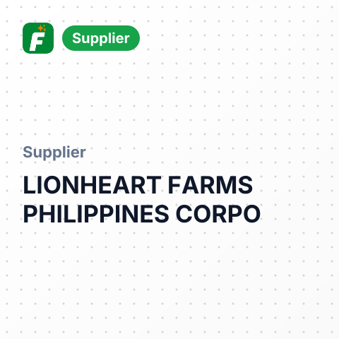 LIONHEART FARMS PHILIPPINES CORPO – summary card, no photo uploaded yet