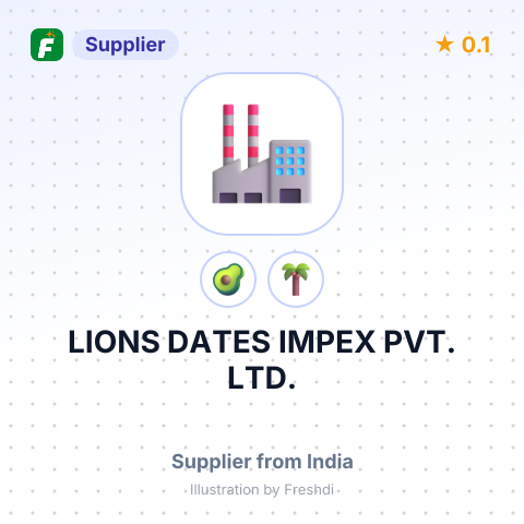 LIONS DATES IMPEX PVT. LTD. – summary card, no photo uploaded yet