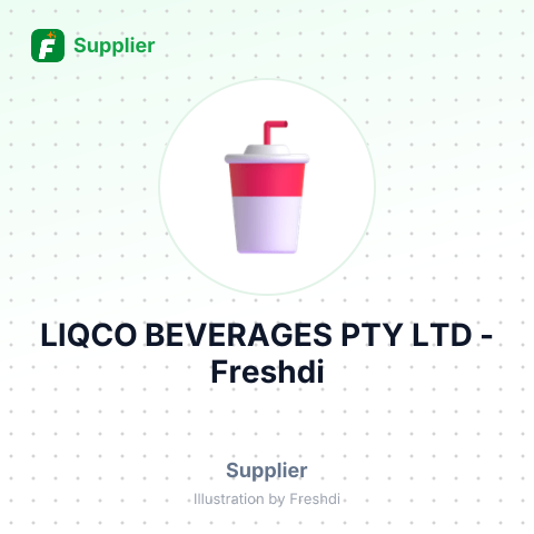 LIQCO BEVERAGES PTY LTD – summary card, no photo uploaded yet