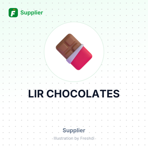 LIR CHOCOLATES – summary card, no photo uploaded yet