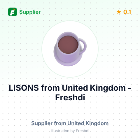 LISONS – summary card, no photo uploaded yet