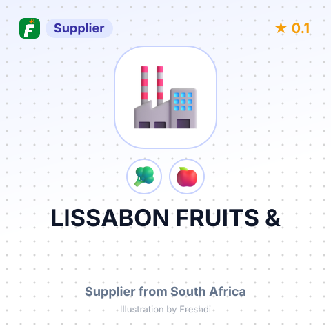 LISSABON FRUITS & – summary card, no photo uploaded yet