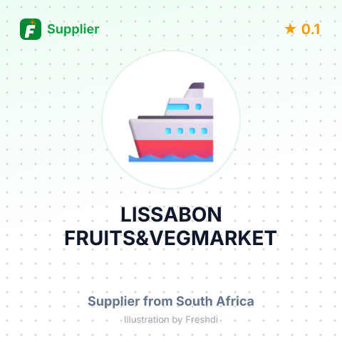 LISSABON FRUITS&VEGMARKET – summary card, no photo uploaded yet