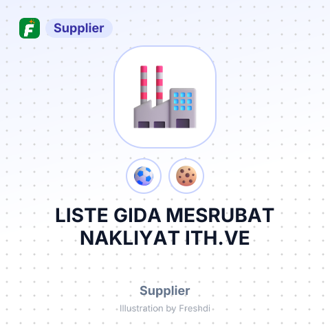 LISTE GIDA MESRUBAT NAKLIYAT ITH.VE – summary card, no photo uploaded yet