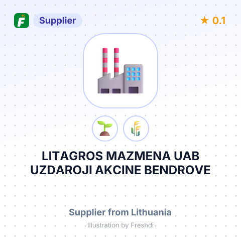 LITAGROS MAZMENA UAB UZDAROJI AKCINE BENDROVE – summary card, no photo uploaded yet