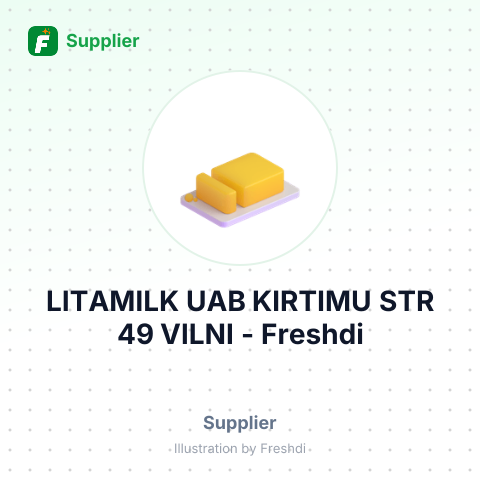 LITAMILK UAB KIRTIMU STR 49 VILNI – summary card, no photo uploaded yet