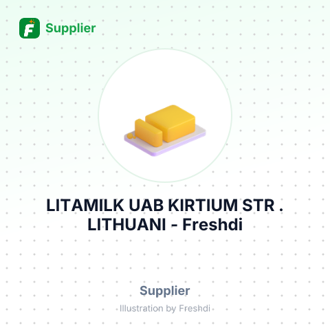 LITAMILK UAB KIRTIUM STR . LITHUANI – summary card, no photo uploaded yet