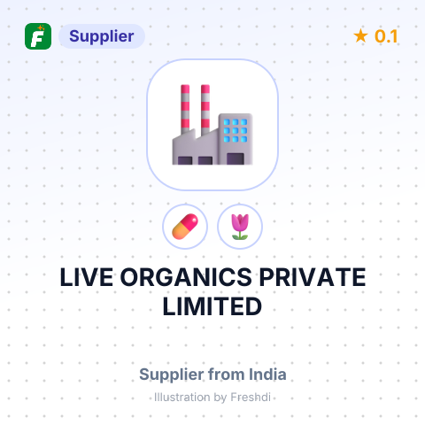 LIVE ORGANICS PRIVATE LIMITED – summary card, no photo uploaded yet