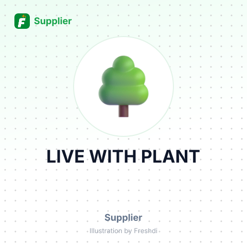 LIVE WITH PLANT – summary card, no photo uploaded yet