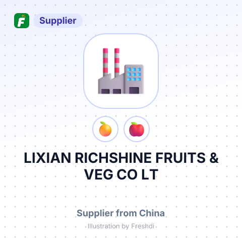 LIXIAN RICHSHINE FRUITS & VEG CO LT – summary card, no photo uploaded yet