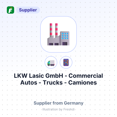 LKW Lasic GmbH - Commercial Autos - Trucks - Camiones – summary card, no photo uploaded yet