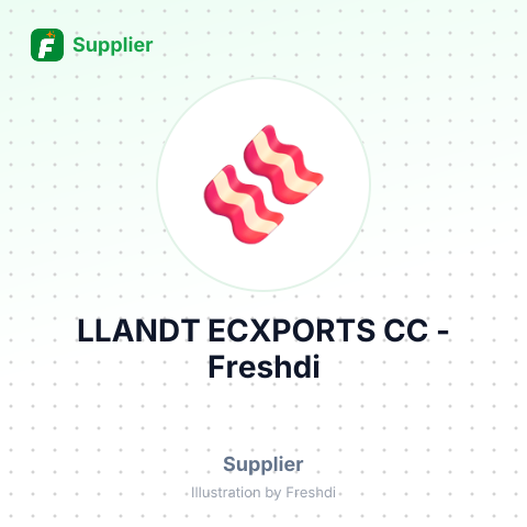 LLANDT ECXPORTS CC – summary card, no photo uploaded yet