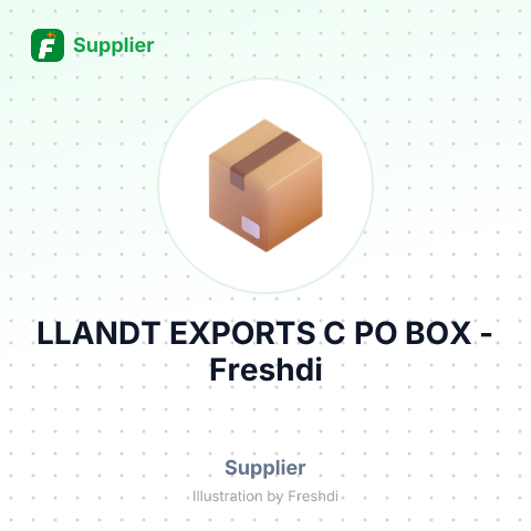 LLANDT EXPORTS C PO BOX – summary card, no photo uploaded yet