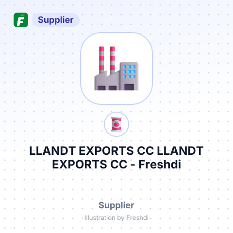 LLANDT EXPORTS CC LLANDT EXPORTS CC – summary card, no photo uploaded yet