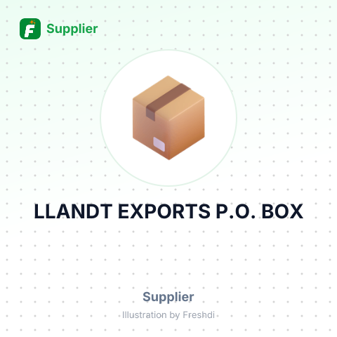 LLANDT EXPORTS P.O. BOX – summary card, no photo uploaded yet