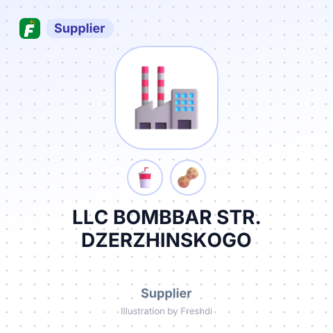 LLC BOMBBAR STR. DZERZHINSKOGO – summary card, no photo uploaded yet
