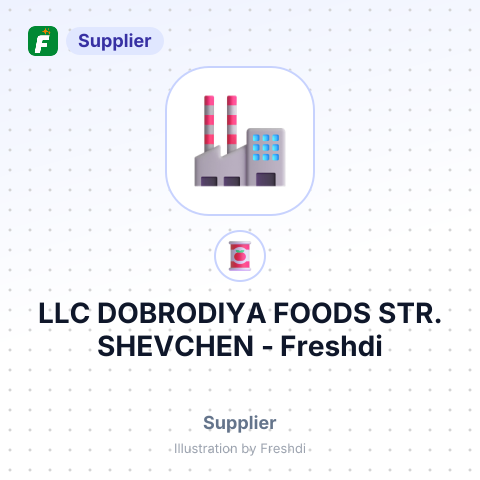 LLC DOBRODIYA FOODS STR. SHEVCHEN – summary card, no photo uploaded yet