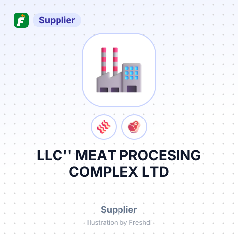 LLC'' MEAT PROCESING COMPLEX LTD – summary card, no photo uploaded yet