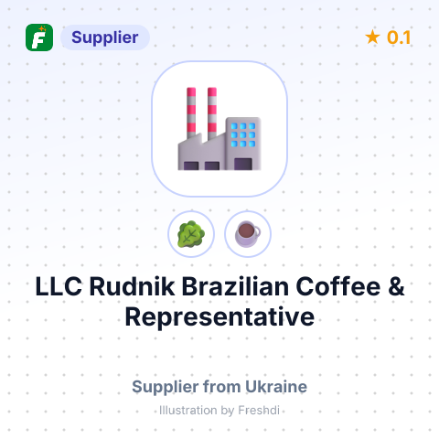 LLC Rudnik Brazilian Coffee & Representative  – summary card, no photo uploaded yet