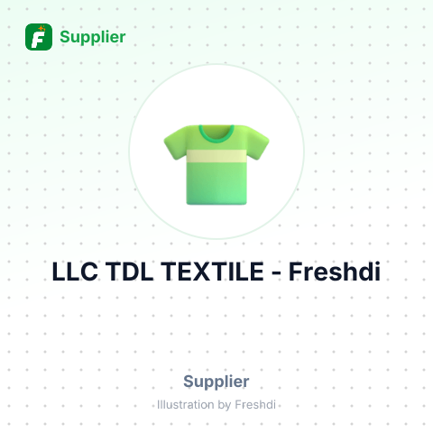 LLC TDL TEXTILE – summary card, no photo uploaded yet
