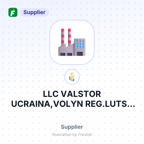 LLC VALSTOR UCRAINA,VOLYN REG.LUTS – summary card, no photo uploaded yet
