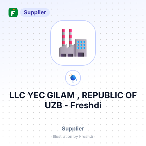 LLC YEC GILAM , REPUBLIC OF UZB – summary card, no photo uploaded yet