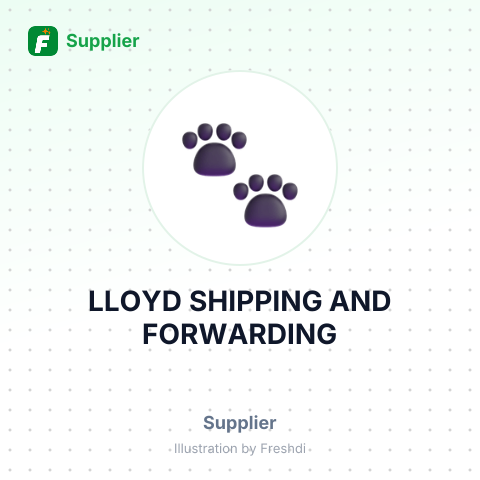 LLOYD SHIPPING AND FORWARDING – summary card, no photo uploaded yet