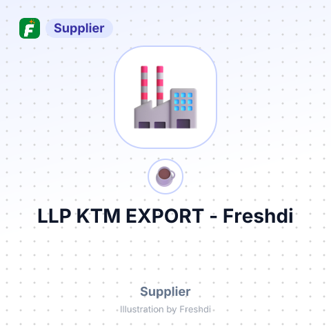 LLP KTM EXPORT – summary card, no photo uploaded yet