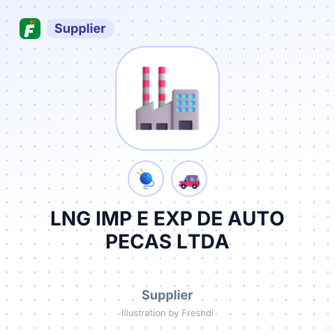 LNG IMP E EXP DE AUTO PECAS LTDA – summary card, no photo uploaded yet