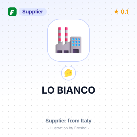 LO BIANCO – summary card, no photo uploaded yet