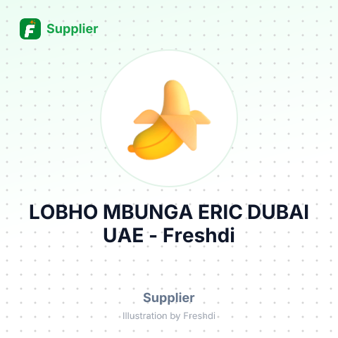 LOBHO MBUNGA ERIC DUBAI UAE – summary card, no photo uploaded yet