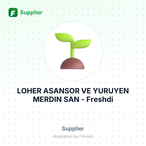 LOHER ASANSOR VE YURUYEN MERDIN SAN – summary card, no photo uploaded yet
