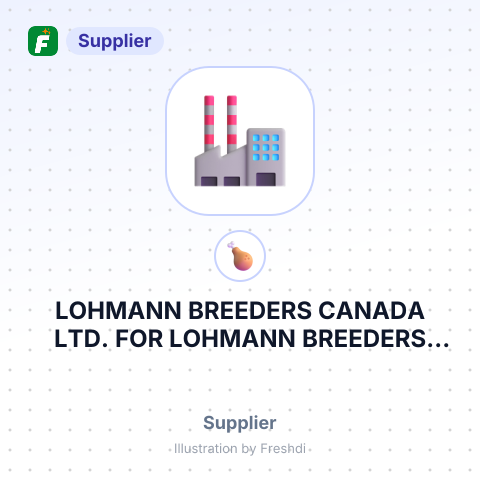 LOHMANN BREEDERS CANADA LTD. FOR LOHMANN BREEDERS GMBH – summary card, no photo uploaded yet