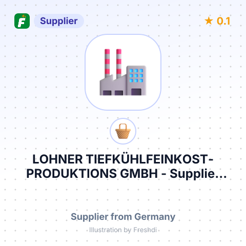 LOHNER TIEFKÜHLFEINKOST-PRODUKTIONS GMBH – summary card, no photo uploaded yet