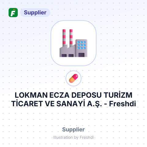 LOKMAN ECZA DEPOSU TURİZM TİCARET VE SANAYİ A.Ş. – summary card, no photo uploaded yet