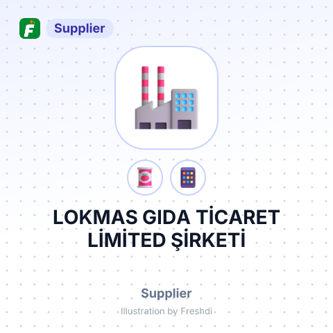 LOKMAS GIDA TİCARET LİMİTED ŞİRKETİ – summary card, no photo uploaded yet