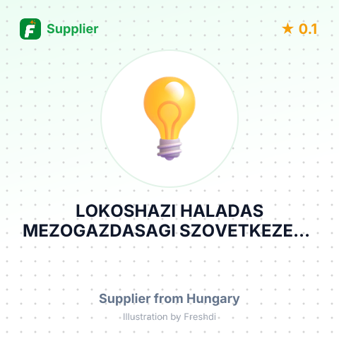 LOKOSHAZI HALADAS MEZOGAZDASAGI SZOVETKEZET – summary card, no photo uploaded yet