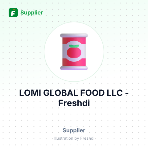 LOMI GLOBAL FOOD LLC – summary card, no photo uploaded yet