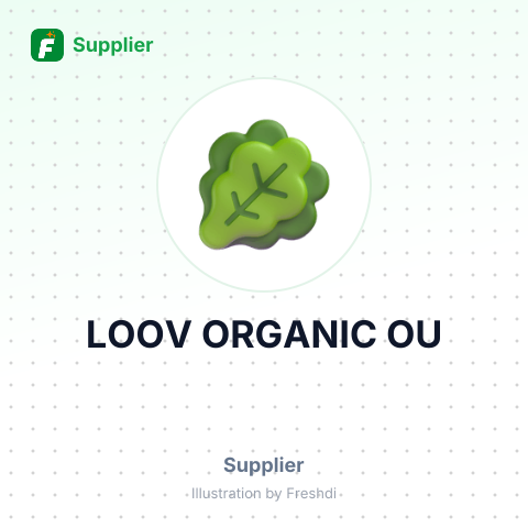 LOOV ORGANIC OU – summary card, no photo uploaded yet