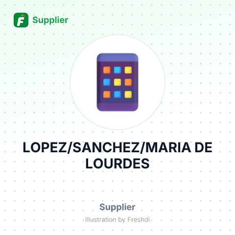 LOPEZ/SANCHEZ/MARIA DE LOURDES – summary card, no photo uploaded yet