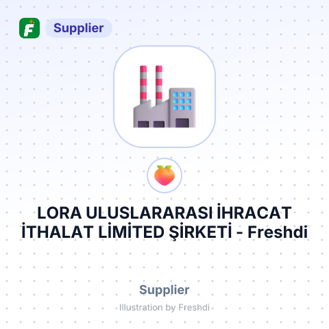 LORA ULUSLARARASI İHRACAT İTHALAT LİMİTED ŞİRKETİ – summary card, no photo uploaded yet