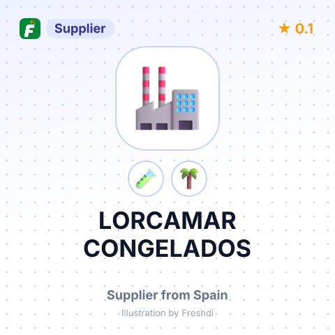 LORCAMAR CONGELADOS – summary card, no photo uploaded yet