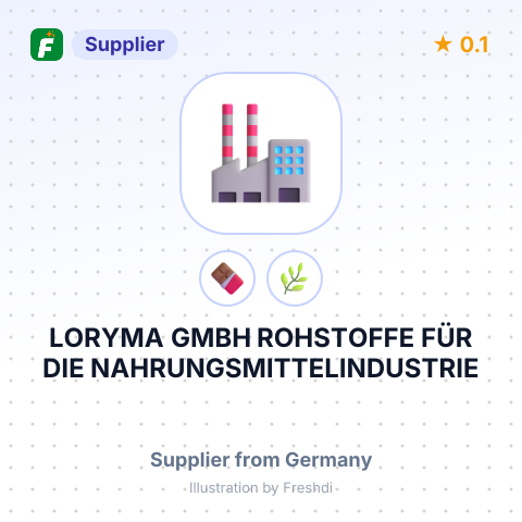 LORYMA GMBH ROHSTOFFE FÜR DIE NAHRUNGSMITTELINDUSTRIE – summary card, no photo uploaded yet