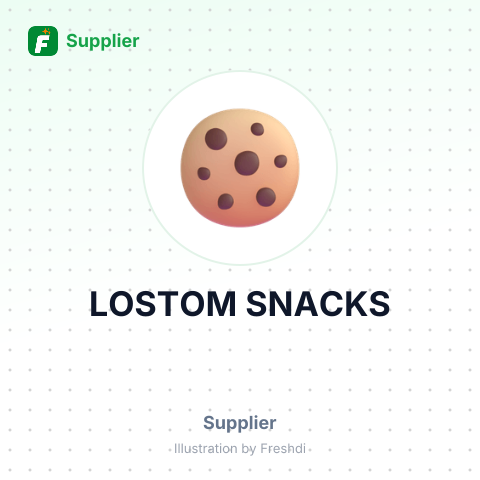 LOSTOM SNACKS – summary card, no photo uploaded yet